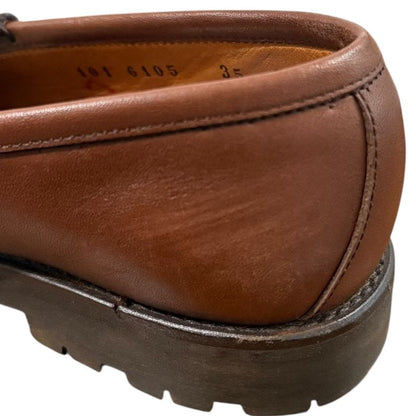 Gucci Leather Horsebit Loafers Size 35 Equivalent to 22cm (8.66in) Brown