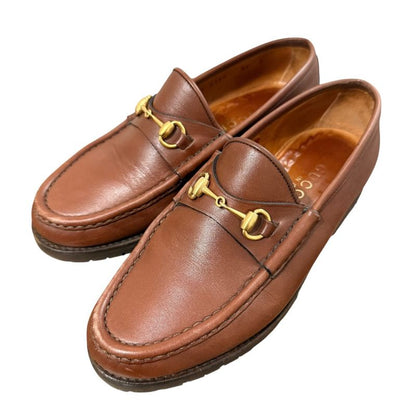 Gucci Leather Horsebit Loafers Size 35 Equivalent to 22cm (8.66in) Brown