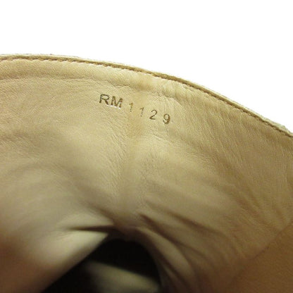 Celine Cubaine Cubane Croc Shape Pressed Leather Short Boots 38 1/2 Equivalent