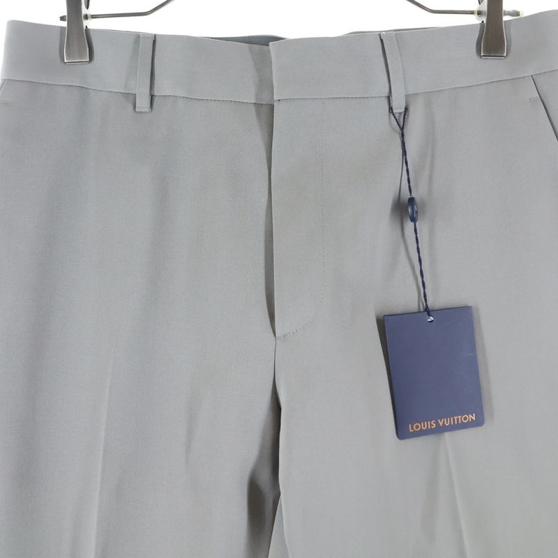 Louis Vuitton 20SS Wool Slacks Long Pants Rm201 TDE Hip85w Gray