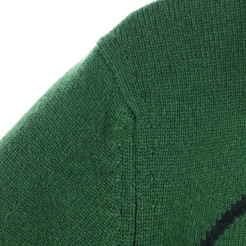 Hermes H Lift Cashmere Knitted Sweater Green Ladies