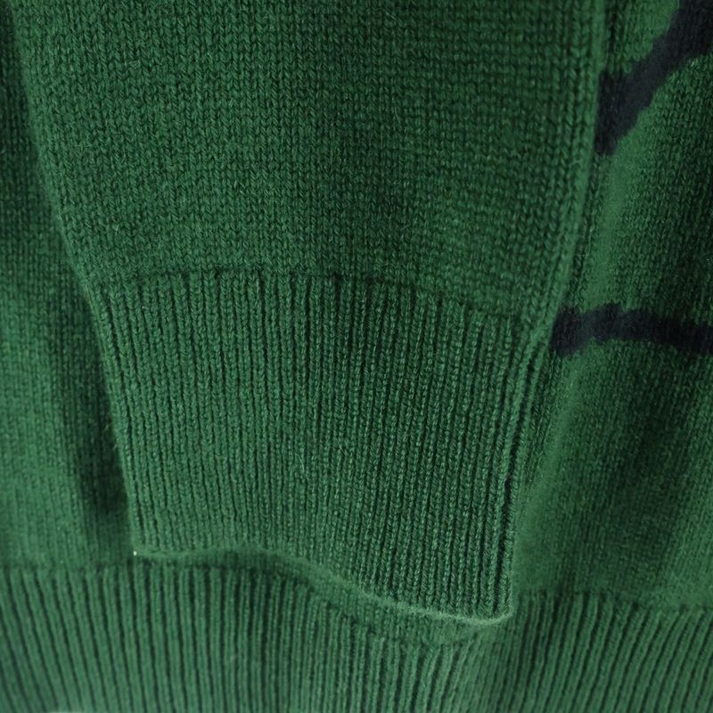 Hermes H Lift Cashmere Knitted Sweater Green Ladies