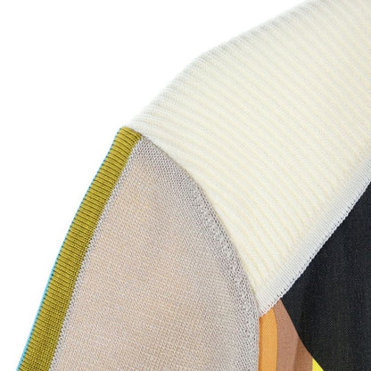 Hermes Brides De Gala Long-sleeved Knit Sweater In Twillaine Silk Women's Multi