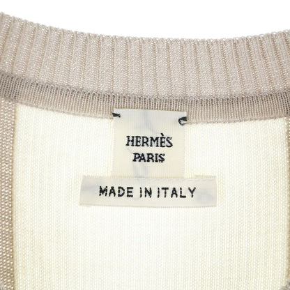 Hermes Brides De Gala Long-sleeved Knit Sweater In Twillaine Silk Women's Multi