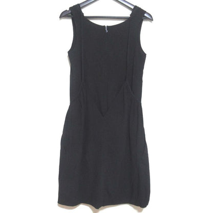 Prada Sport Sleeveless Knee Length Faye Cles Iyer Dress Size 38 Black Women's