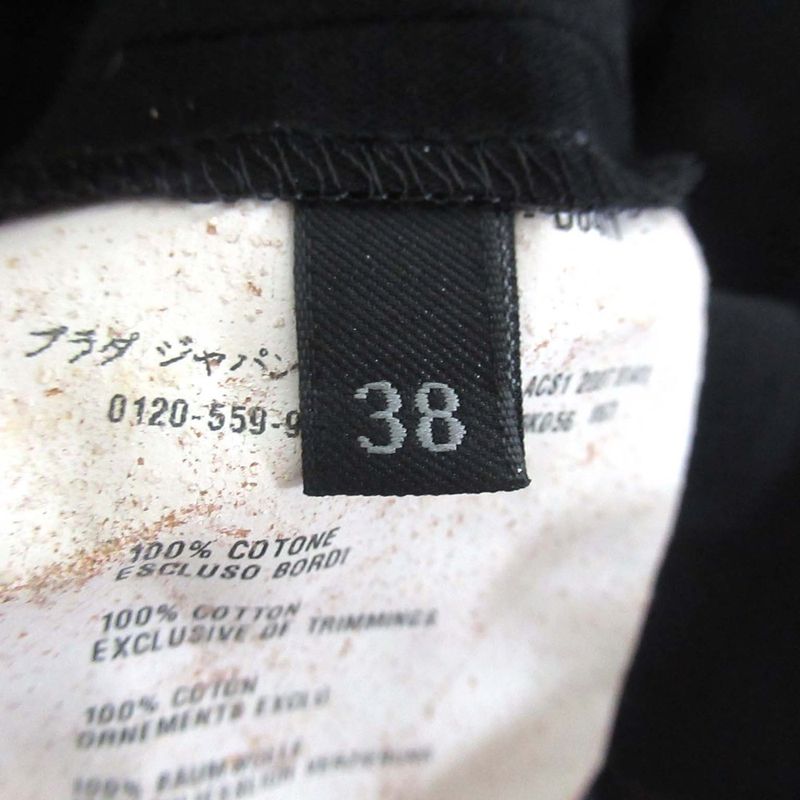 Prada Sport Sleeveless Knee Length Faye Cles Iyer Dress Size 38 Black Women's