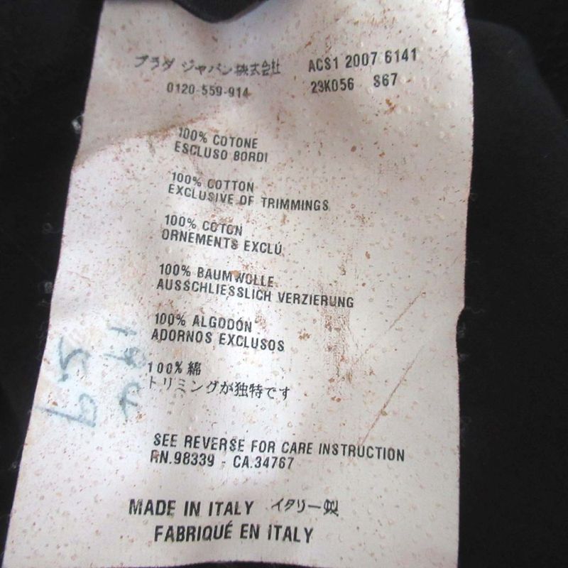 Prada Sport Sleeveless Knee Length Faye Cles Iyer Dress Size 38 Black Women's