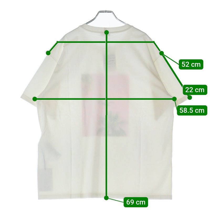 Celine Photo Print Cotton Jersey Loose Short Sleeved T-shirt White 2x43f671q