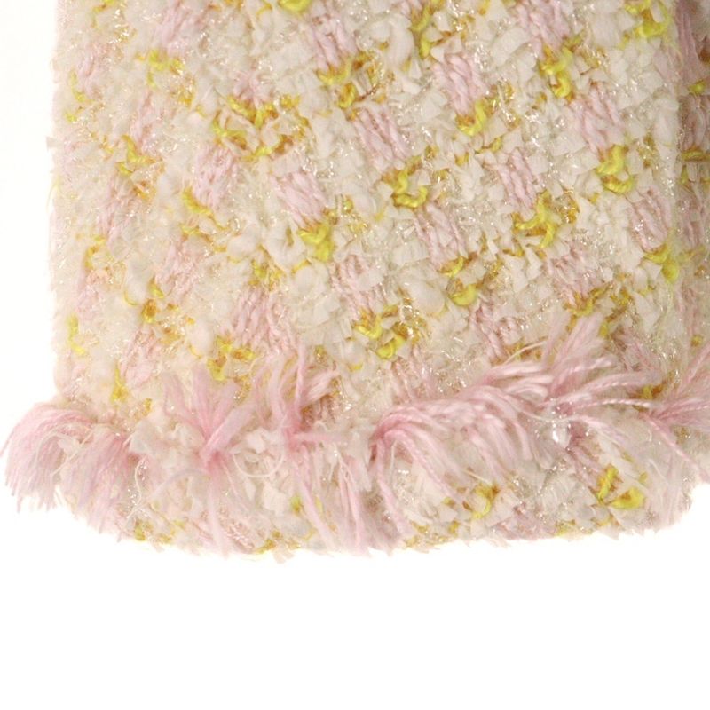 Chanel 1992 Two Pocketed Multicolor Fantasy Tweed Jacket Fancy Tweed Jacket