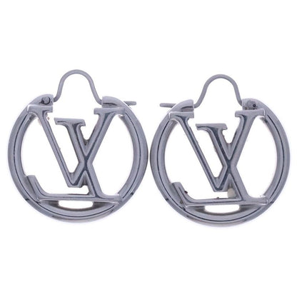 Louis Vuitton Bookle De Reille Louise Earrings Silver M01216