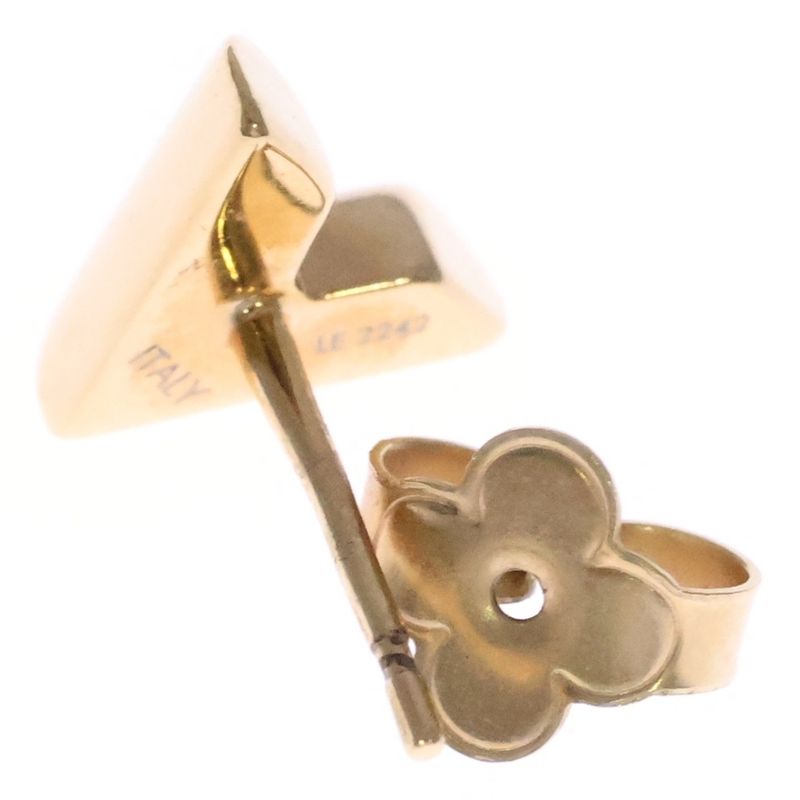 Louis Vuitton Earrings Essential V Earrings Gold GP M68153