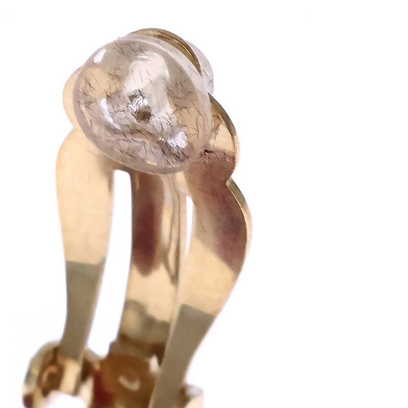 Chanel Coco Mark Gripoa Earrings 01A Red And Gold GP