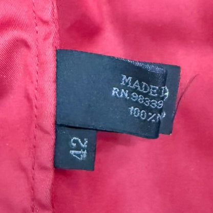 Good Prada Vintage Nylon Jacket Size 42 Red Ladies Used