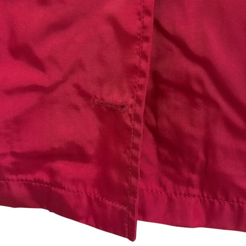 Good Prada Vintage Nylon Jacket Size 42 Red Ladies Used