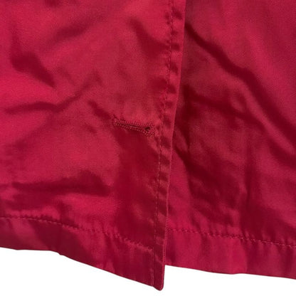 Good Prada Vintage Nylon Jacket Size 42 Red Ladies Used