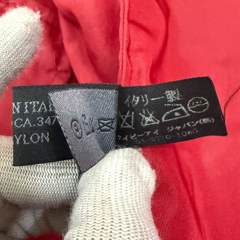 Good Prada Vintage Nylon Jacket Size 42 Red Ladies Used