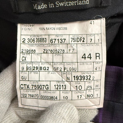 Gucci Checkered Slack Pants 44 Purple and Gray Men's Used