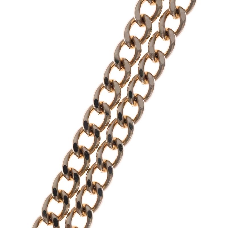 Chanel COCO Motif Rhinestone Chain Belt Chain Gold GP