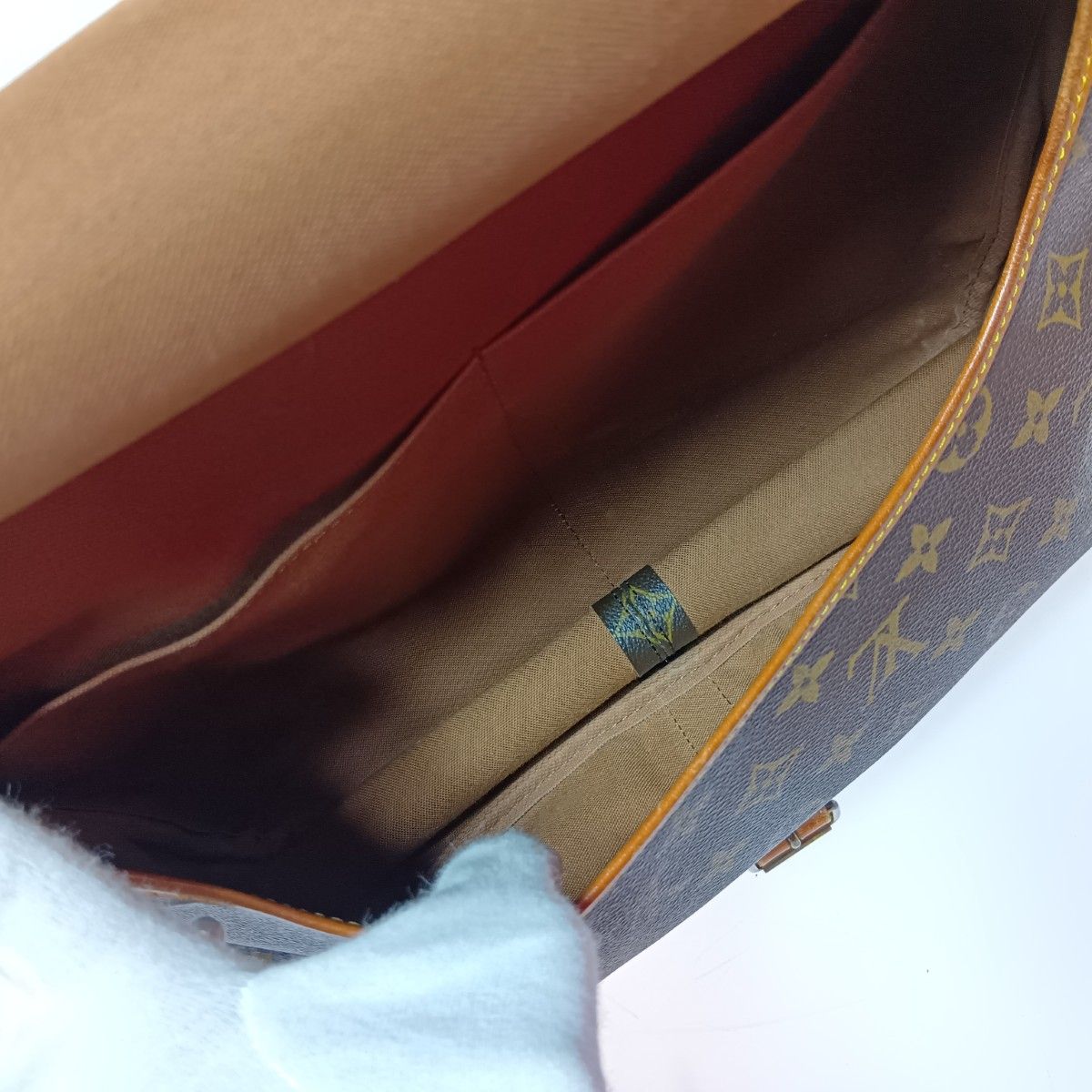 Louis Vuitton Monogram Saumur 35 Shoulder Bag M42254 Brown