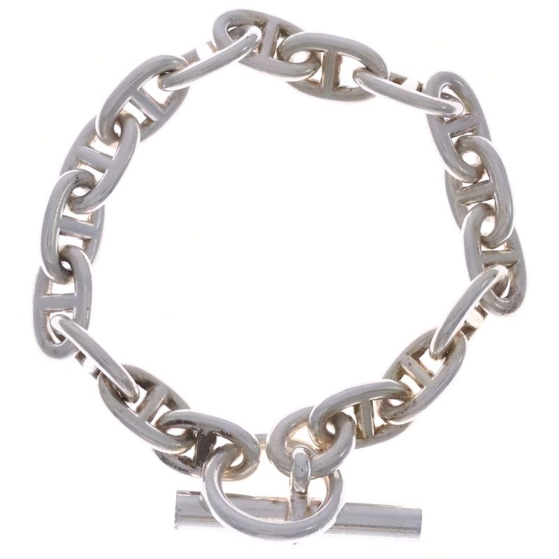 Hermes Chaine D'ancre MM 17link Chaine D'ancre MM Bracelet Silver Sv925