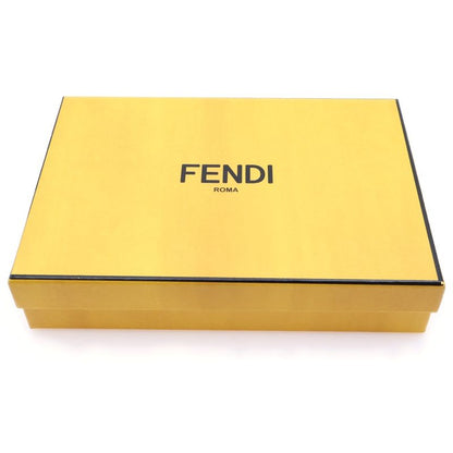 Fendi Monster Black & Gold Bug Eye Buckle Calf Skin Leather Belt Leather Belt