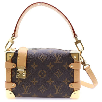 Louis Vuitton Monogram Side Trunk PM 2WAY Handbag Brown M46815