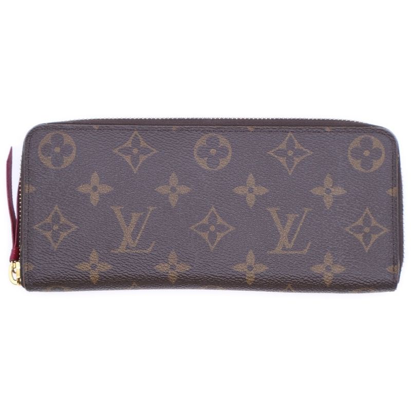 Louis Vuitton Monogram Portefeuille Clemence Long Wallet Long Wallet Card Case