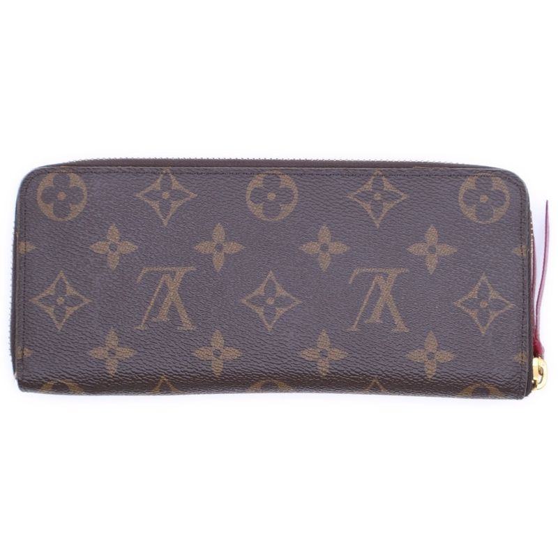 Louis Vuitton Monogram Portefeuille Clemence Long Wallet Long Wallet Card Case