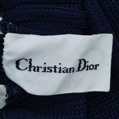 Dior/christian Dior Long Skirt Size M Women - Navy Pleated/knit/waist Togo M