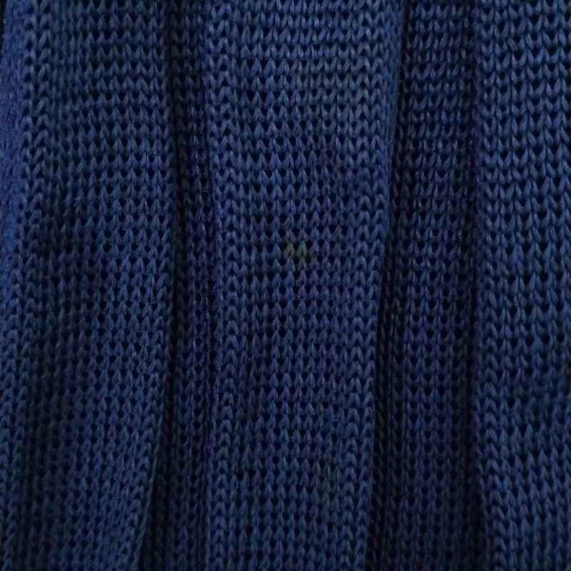 Dior/christian Dior Long Skirt Size M Women - Navy Pleated/knit/waist Togo M