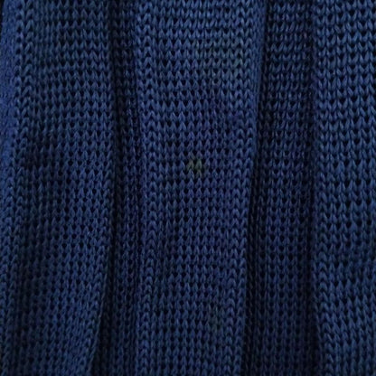 Dior/christian Dior Long Skirt Size M Women - Navy Pleated/knit/waist Togo M