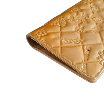 Good Chanel Coco Mark Symbol Charm Icon Bifold Long Wallet Long Wallet A37151