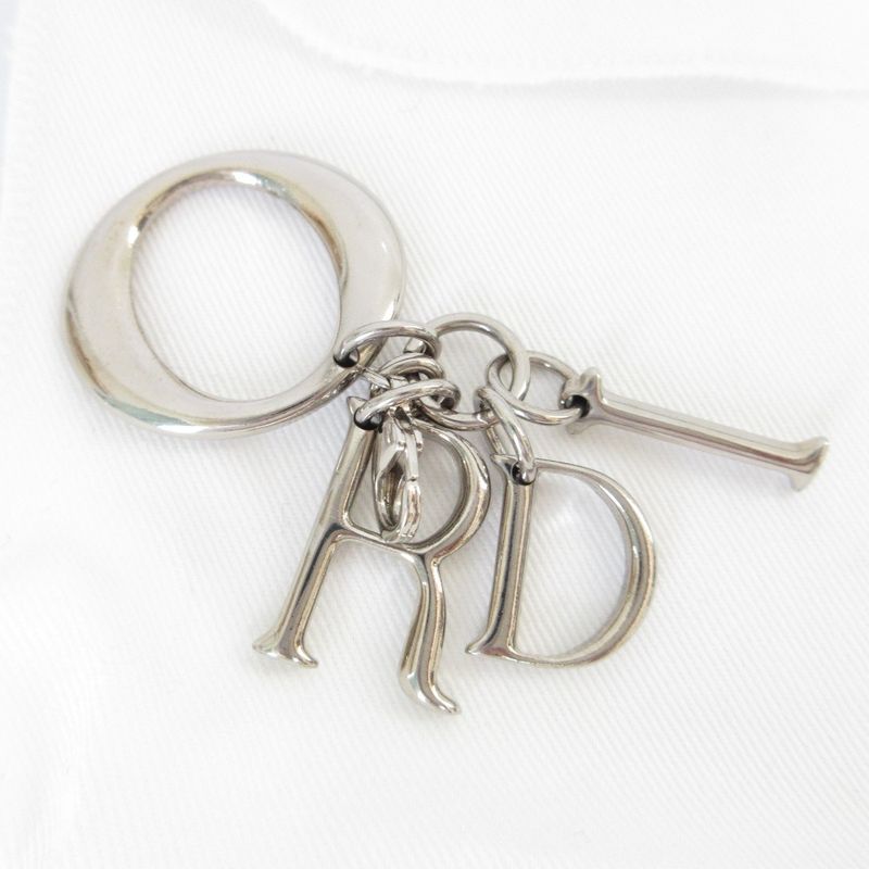 Good Christian DIOR Round Zipper Long Wallet With Lady Dior Charm Long Wallet