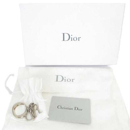 Good Christian DIOR Round Zipper Long Wallet With Lady Dior Charm Long Wallet