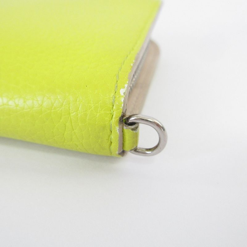 Good Christian DIOR Round Zipper Long Wallet With Lady Dior Charm Long Wallet