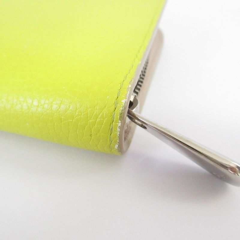 Good Christian DIOR Round Zipper Long Wallet With Lady Dior Charm Long Wallet