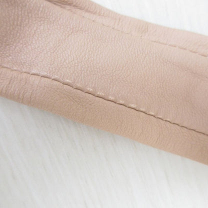 Good Celine Leather Shoulder Bag Pink Beige Ladies Secondhand Used