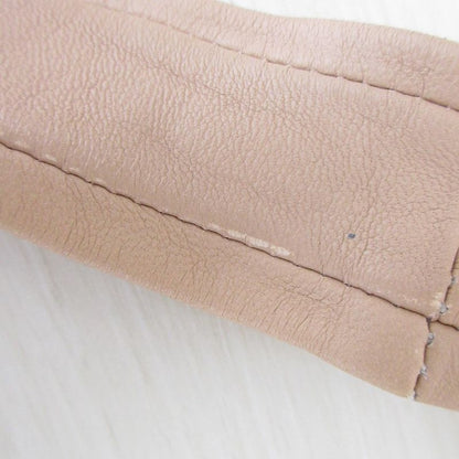 Good Celine Leather Shoulder Bag Pink Beige Ladies Secondhand Used