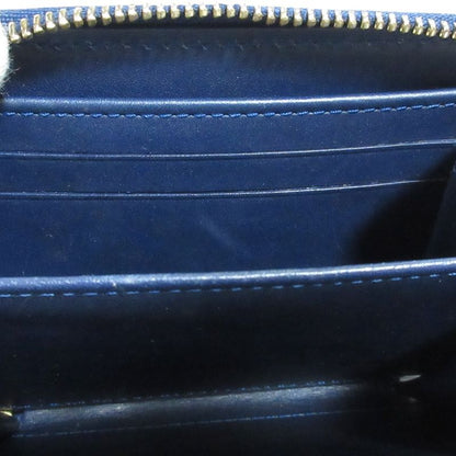 Louis Vuitton Vernis Zippy Coin Purse Coin Case Wallet M93607 Navy Ladies Used