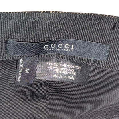 Good Gucci GG Canvas Cap M Gray Men's Used
