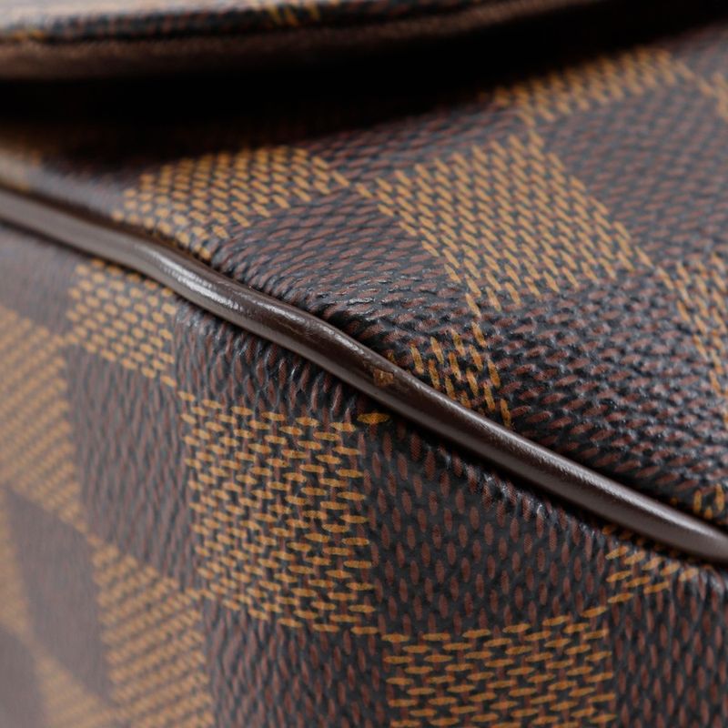 Louis Vuitton District PM N41213 Damier Canvas Brown Fl4123 Unisex Shoulder Bag