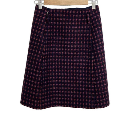 Prada Sport Skirt Size 38 S Women - Navy Purple Multi Knee Length/tweed