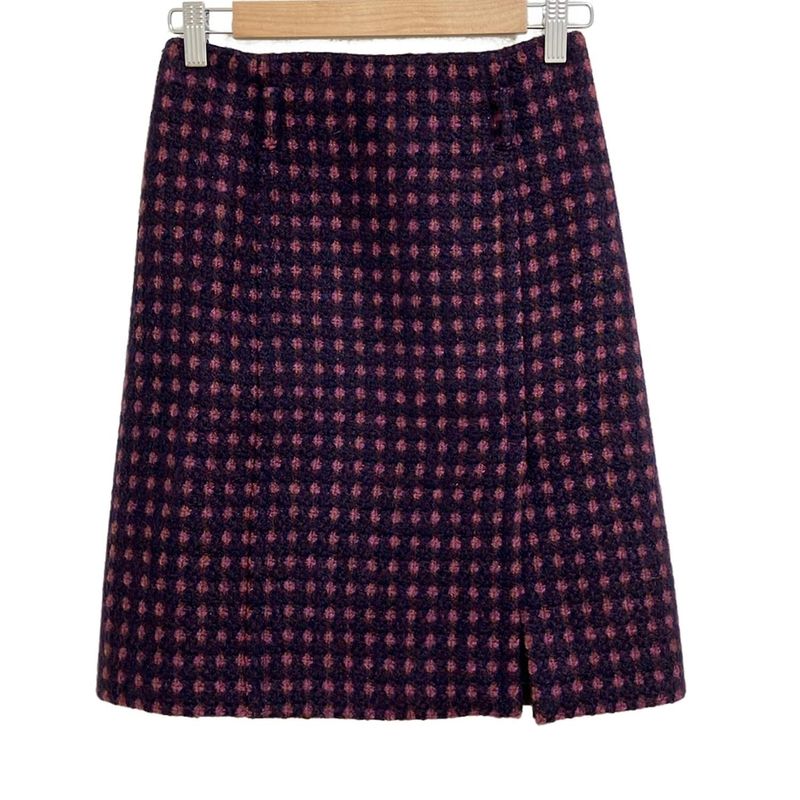 Prada Sport Skirt Size 38 S Women - Navy Purple Multi Knee Length/tweed