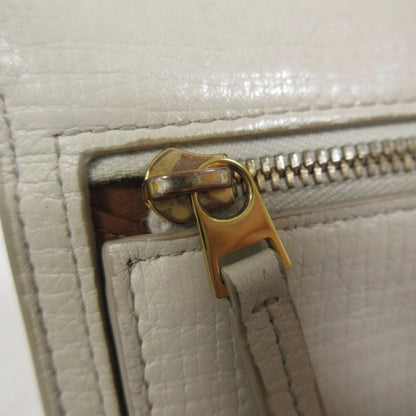 Good Bottega Veneta Parmelato Leather Trifold Wallet Compact Wallet Ivory And