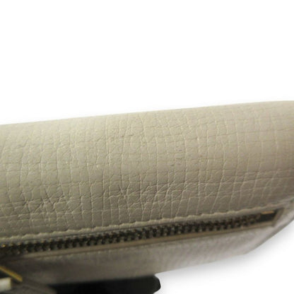 Good Bottega Veneta Parmelato Leather Trifold Wallet Compact Wallet Ivory And