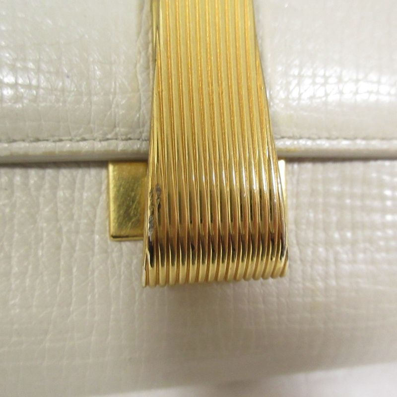 Good Bottega Veneta Parmelato Leather Trifold Wallet Compact Wallet Ivory And