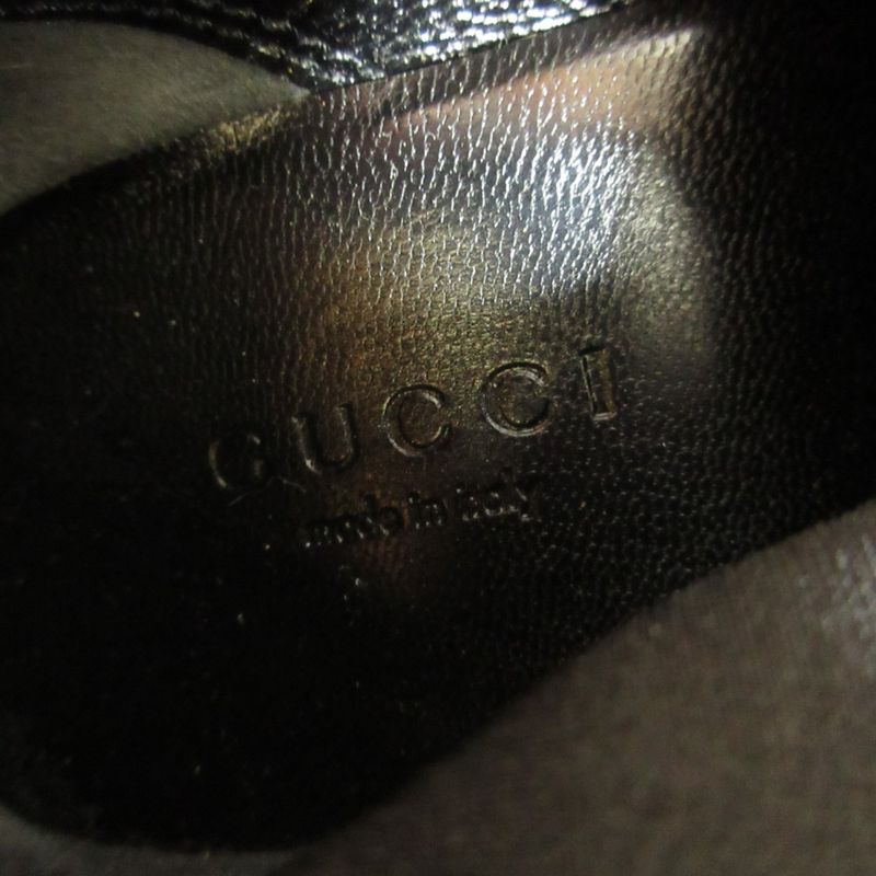 Gucci Leather Pin Heel Pointed Toe Short Boots 226336 Size 34 1/2 Approx 21.5cm
