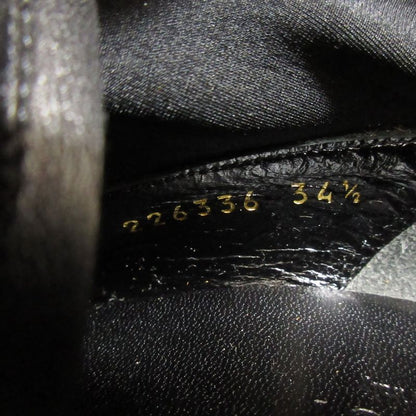 Gucci Leather Pin Heel Pointed Toe Short Boots 226336 Size 34 1/2 Approx 21.5cm