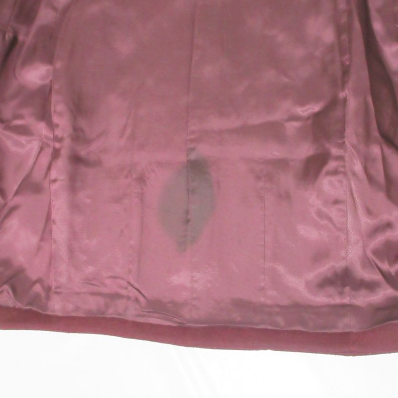 Good Prada Double Breasted Long Tailored Jacket Bordeaux Women's Used