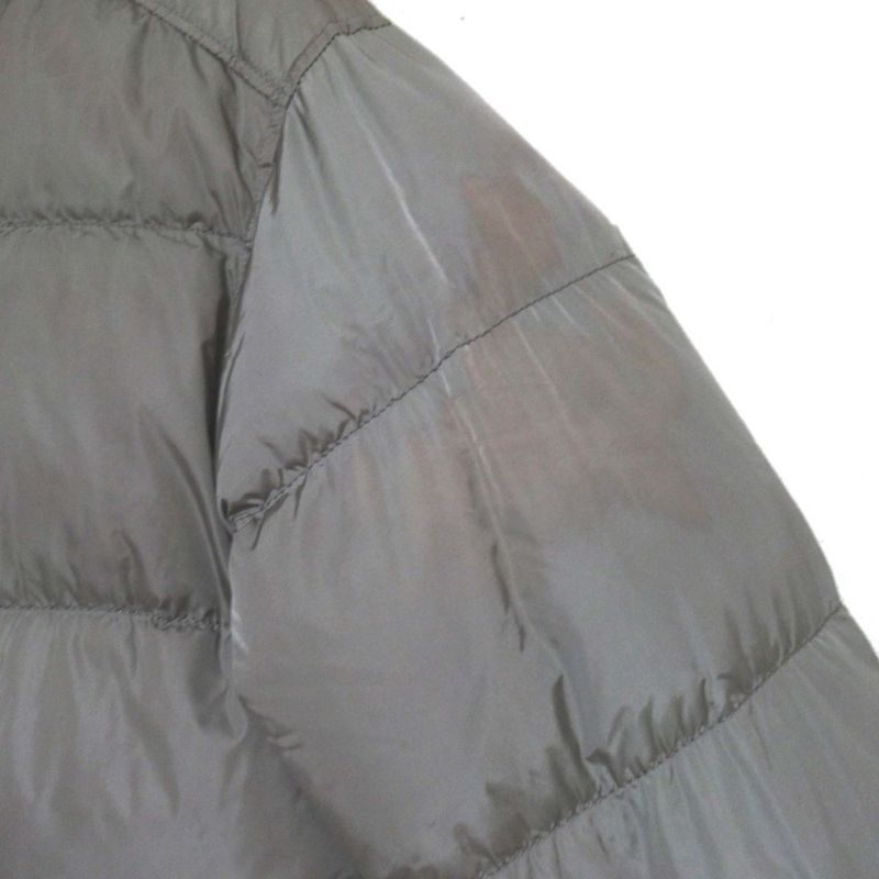 Prada Storage Hood Nylon Down Jacket Size 48 Khaki Men's Used